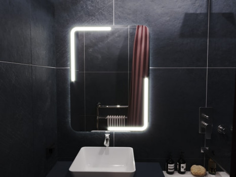 Зеркало для ванной с подсветкой Керамо 70х100 см
