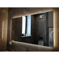 Зеркало с внутренней подсветкой для ванной комнаты Прайм 200х100 см (2000х1000 мм)